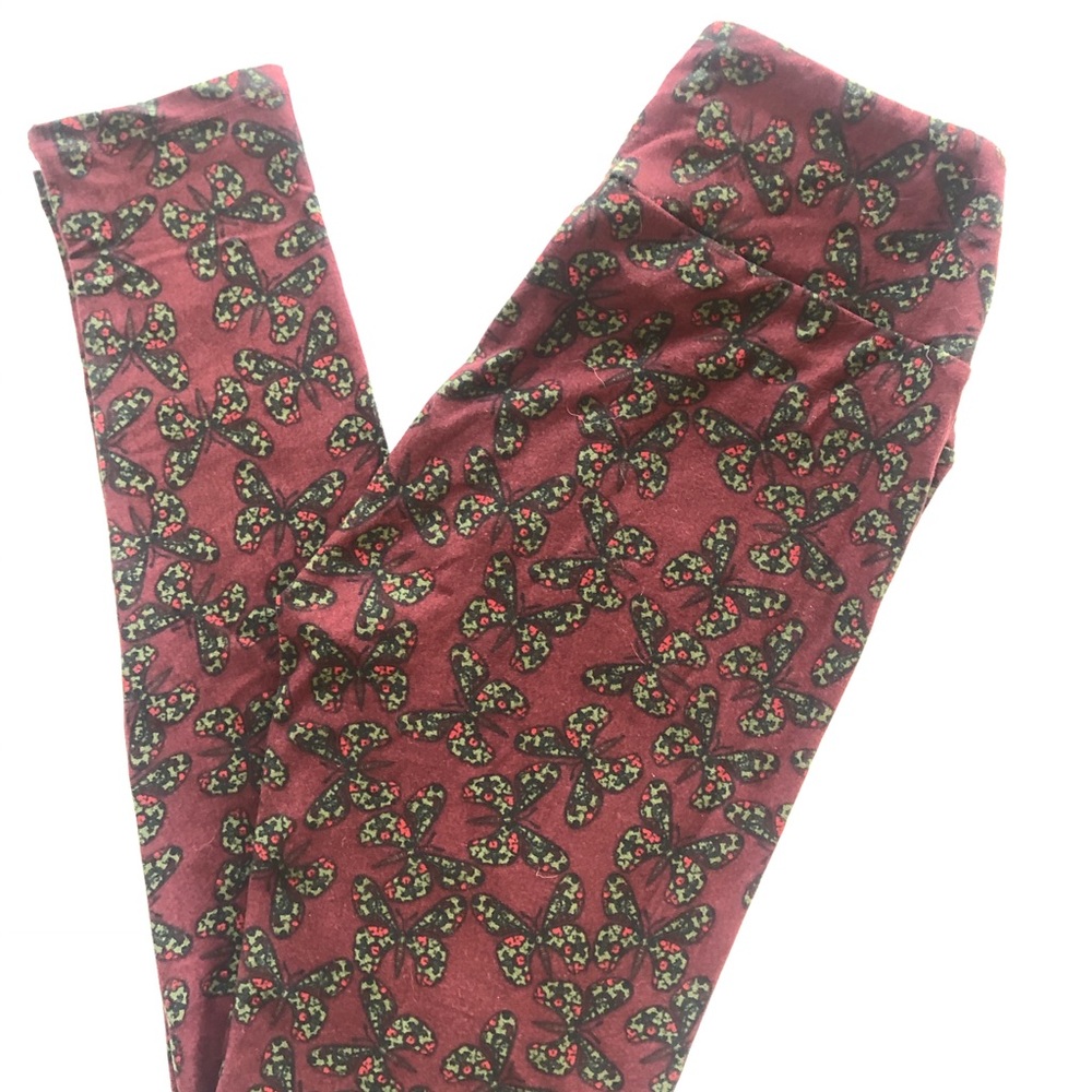 LuLaRoe OS leggings- butterflies